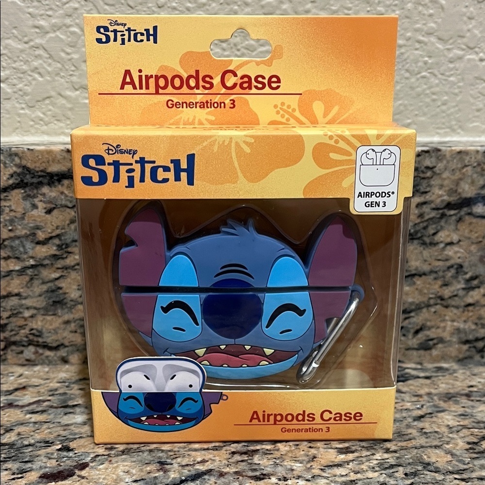 Disney Stitch AirPods Case - Blue and Purple